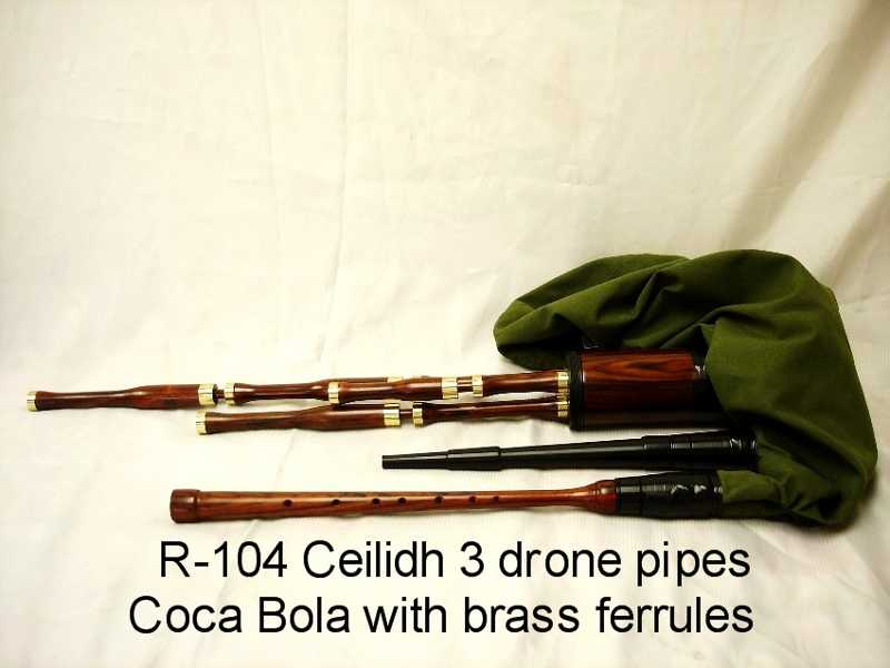 (image for) Gibson 3-Drone Ceilidh Pipes (R-104-A)