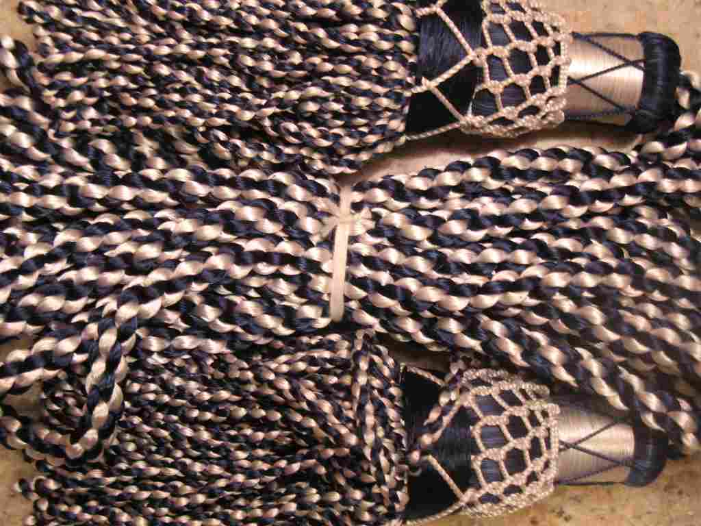 (image for) Silk Drone Cords: Navy Blue - Click Image to Close