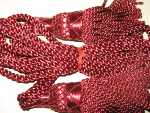 (image for) Silk Drone Cords: Burgundy